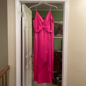 Pink tulip cut dress. Size L.